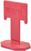 Клема (клипса, основа) для системы выравнивания плитки (СВП) 2,0мм, пластик, Wave, (100шт)