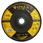 Диск шлифовальный по металлу, лепестковый P40 Ø180mm, EP-10464, Epica Star
