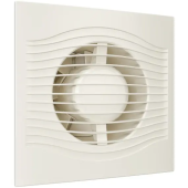 Дизайнерский вытяжной вентилятор с обратным клапаном Diciti SLIM 4C D100 Ivory