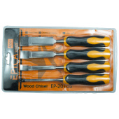 Набор стамесок 4шт с пластиковой рукояткой ABS, (6мм, 12мм, 20мм, 25мм), EP-20105, Epica Star