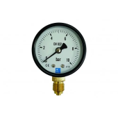 Манометр 0-10 бар, с нижним соединением (радиальный), 50 мм - 1/4 дюйма