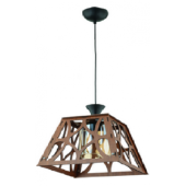 Люстра ARON 1*E27 Коричневая Lumina LED