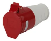 Розетка 215 переносная 3P+PE+N 16А 380В IP44 MegaWatt