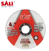 Диск отрезной по нержавеющей стали - окись алюминия - 115*1,2*22,2 мм, Sali (4,5")