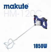 Миксер строительный электрический 1850W, диаметр мешалки К3 120мм, 0-700 об/мин, MAKUTE