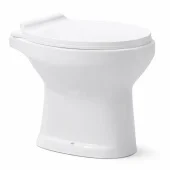 Унитаз дачный Easil напольный с сиденьем и крышкой полипропилен