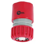 Коннектор с аквастопом 3/4" для шланга 3/4" INTERTOOL GE-1021