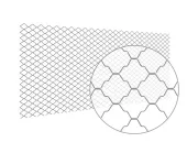 Декоративная сетка, ОЦ; d.3.7, H-1.00m, L-2.00m 60*60мм