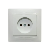 Розетка Elmos Jasmin 16 A 230 В Белый