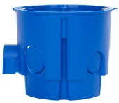 Коробка установочная  d68*60  круглая  синяя