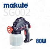 Краскопульт электрический 220V 80W 0.8мм 140BAR 250ml/min 800ml, MAKUTE