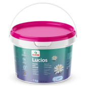 Краска латексная универсальная Lucios 1кг, глянцевая, Supraten