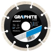 Диск алмазный сегментный 115х22.2мм. Graphite