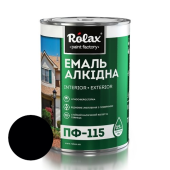 Эмаль алкидная ПФ-115, глянцевая, без мела, основа микро мрамор, Черная, 2,8л