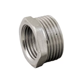 Никелированный латунный переходник MF - 3/4" x 1/2"
