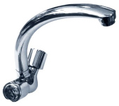 Смеситель кухонный на мойку MPN-9109B - двуручный, хром