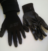 Перчатки защитные черные с пропиткой