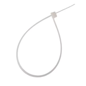 Стяжка кабельная 7,6х200мм из нейлона, белый 