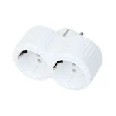Линейный адаптер 2 розетки 2P+E Daisy F45 FAR с заземлением