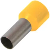 Изолированный наконечник гильза  e2508  2.5mm желтый