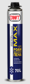 Пена монтажная полиуретановая профессиональная DWT 850gr 