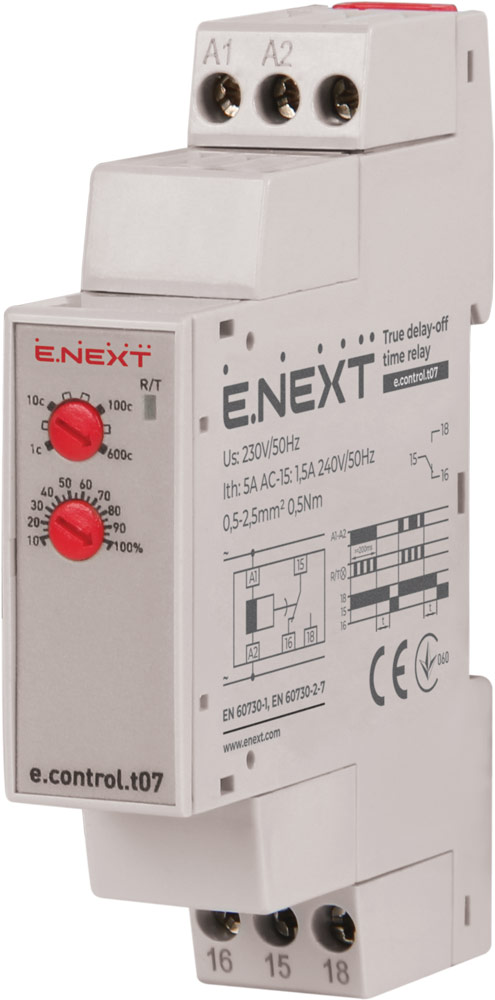 E control. Реле контроля. Многофункциональное реле времени. Реле задержки выключения. Реле напряжения Enext