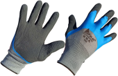 Перчатки защитные покрытие Латекс Серые/Голубые