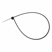 Стяжка кабельная 4,8х250мм из нейлона, черная