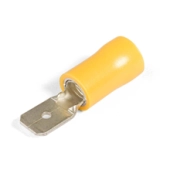 Разъем штекер 4-6мм2 желтый