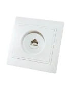 Розетка компьютерная белая LUNA 1000kW