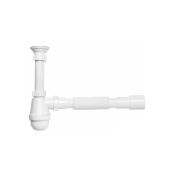 Сифон для раковины 1 1/4''х40 мм  40*40/50 с резьбовым выпуском SТ18080043