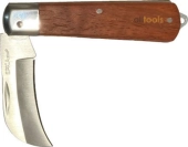 Нож складной для электромонтажных работ, изогнутый, 200мм, EP-50174, Epica Star