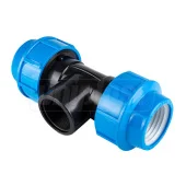 Тройник зажимной D. 20 x 1/2" x 20 Мама / T UNISERA