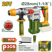 Перфоратор беспроводной 930 об/мин с насадками JDLM1528 Jadever