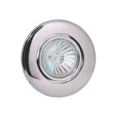 Светильник встраиваемый MR16. G5.3/G6.35. макс 50Вт. хромированный HL750 '1уп x 2шт'