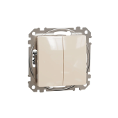 Bыключатель SDD112105 Sedna 10 A 250 В Бежевый Schneider-Electric