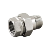 Никелированный латунный фитинг MF Dutch - 3/4"