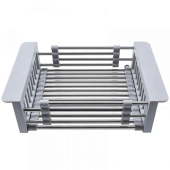 Раздвижная сушилка Коландер ZERIX для посуды BAS-01 GRAY (серый)