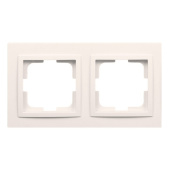 Рамка 2 поста белый Despina 102-010000-161