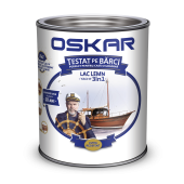Лак для дерева, Яхтный 3 в 1 OSKAR, 0,75 л, Бесцветный