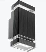 Фасадный светильник max.2x35W GU10 IP54 110x105x235mm черный PL-12652P PANLIGHT