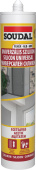 Силиконовый герметик UNIVERSAL 280ml, прозрачный, SOUDAL 