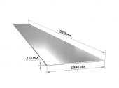 Лист стальной 2.0*1000*2000мм