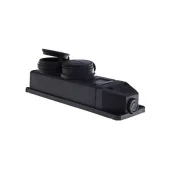 Блок из 2 резиновых розеток  2p+E с крышкой Konza MK105