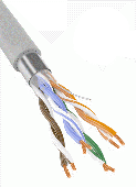Кабель витая пара F/UTP 4x2x24 кат 5е AWG PVC ЗЗЦС