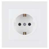Розетка 2P+E Белая ALEGRA NILSON