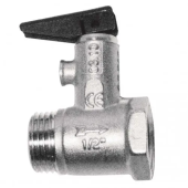 Предохранительный клапан с ручкой для бойлера - 1/2"