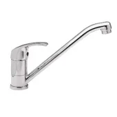 Смеситель кухонный для мойки QH18002 - однорычажный, хром