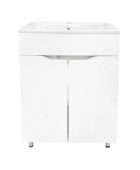 Шкаф под умывальник Morning 9 Bergamo + умывальник 60 flow, 2 двери