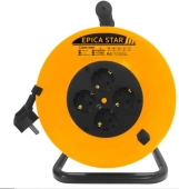 Удлинитель на катушке 20м, EP-60167, Epica Star